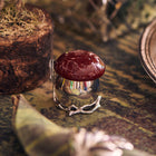 Murano Glass Mushroom Place Card Holder