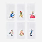 Animaux Hand-Embroidered Dinner Napkin - Set of 6