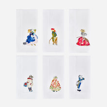 Animaux Hand-Embroidered Dinner Napkin - Set of 6