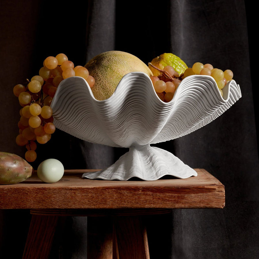 L'Objet Neptune Bowl, White, Large