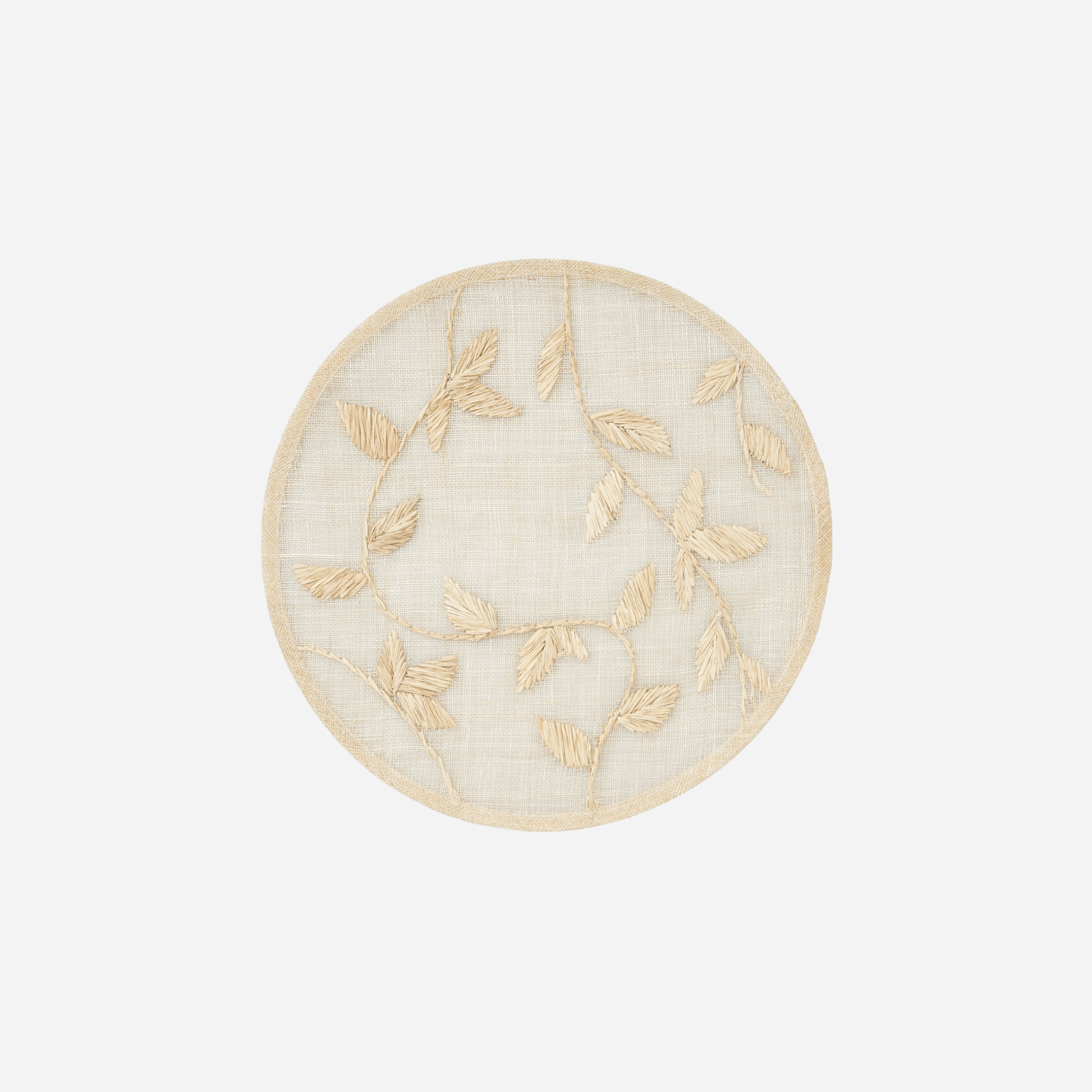 Raffia Leaf Placemat - Set of 4