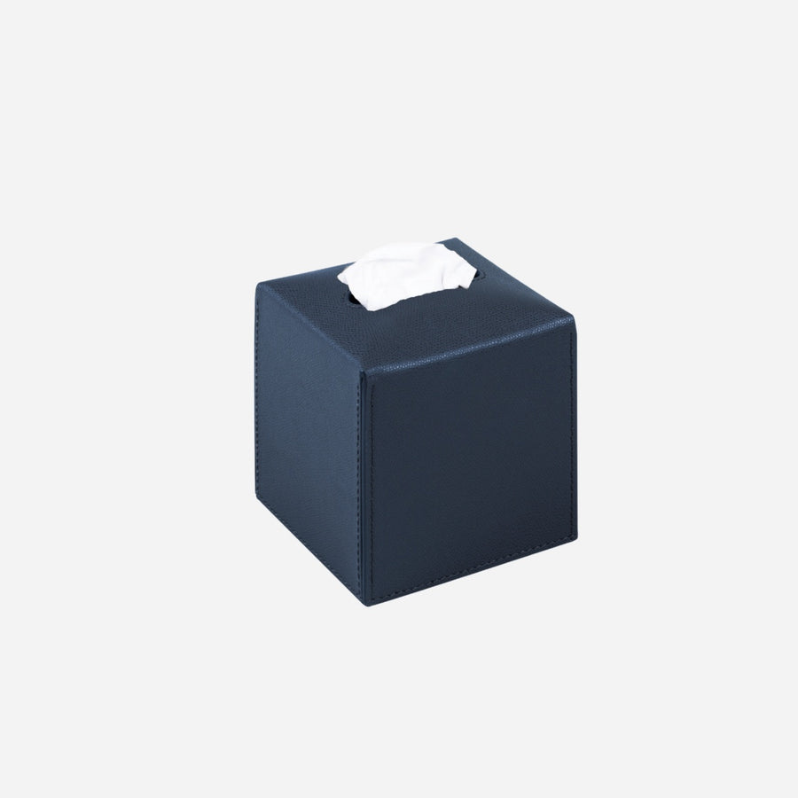 Giobagnara Ready Leather Tissue Holder Royal Blue