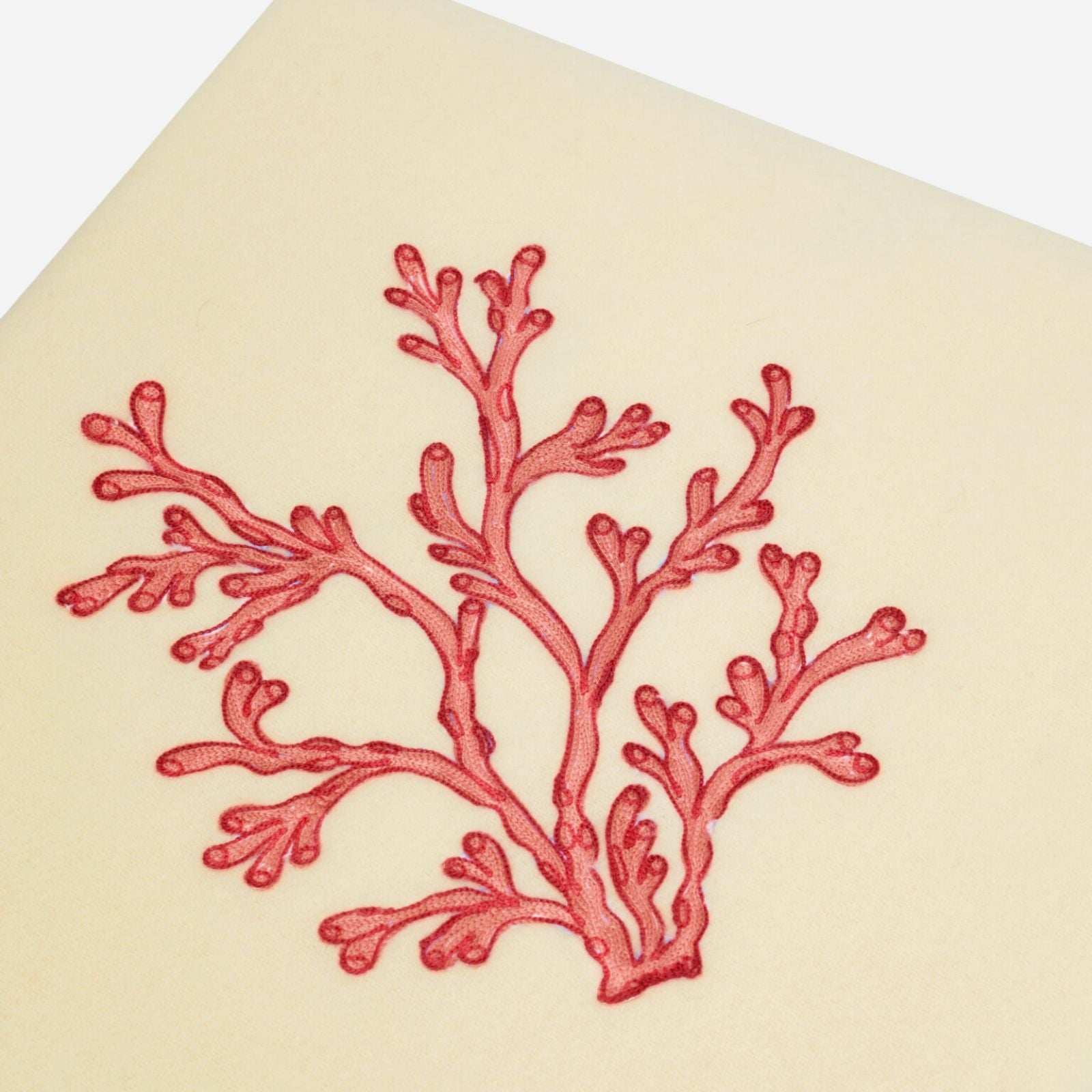 Red Coral Wool Throw