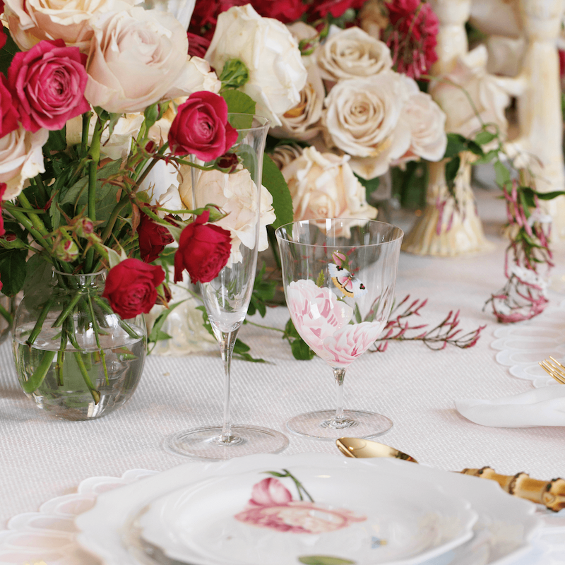 Lobmeyr Rose Garden Water Glass