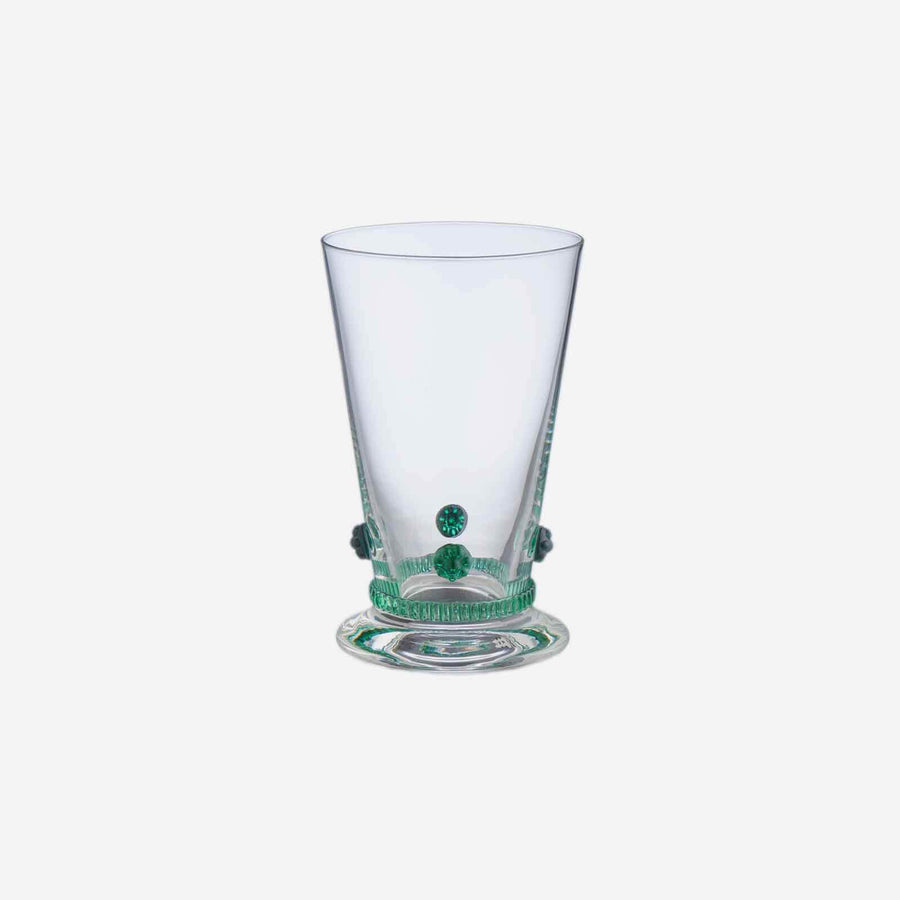 Theresienthal Forest Green Rosettes High Tumbler