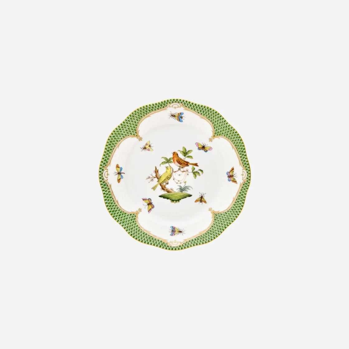 Rothschild Bird Fish Scale Dinner Plate - Set of 12