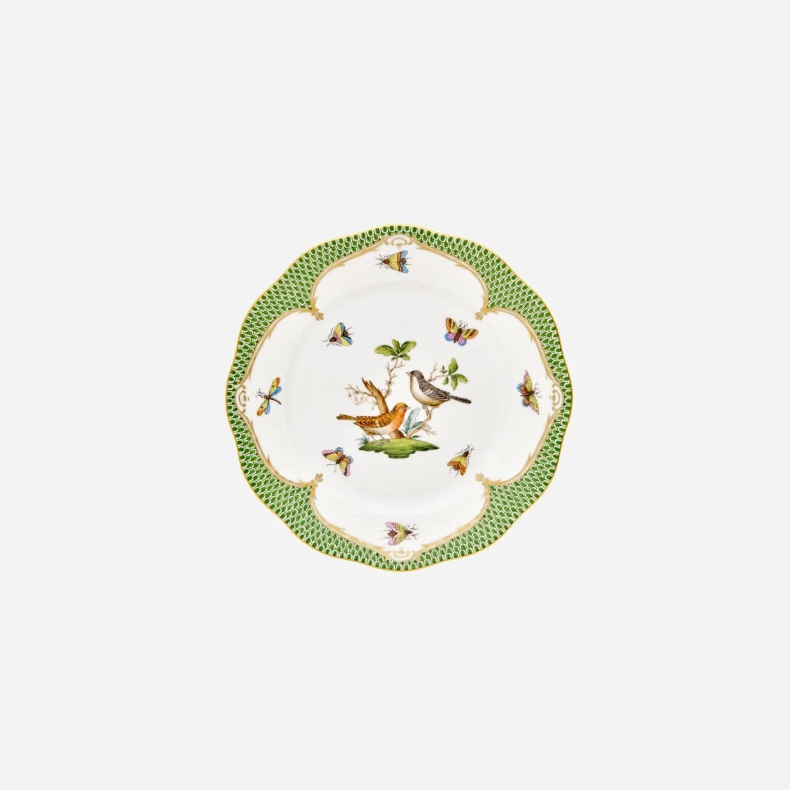 Rothschild Bird Fish Scale Dinner Plate - Set of 12