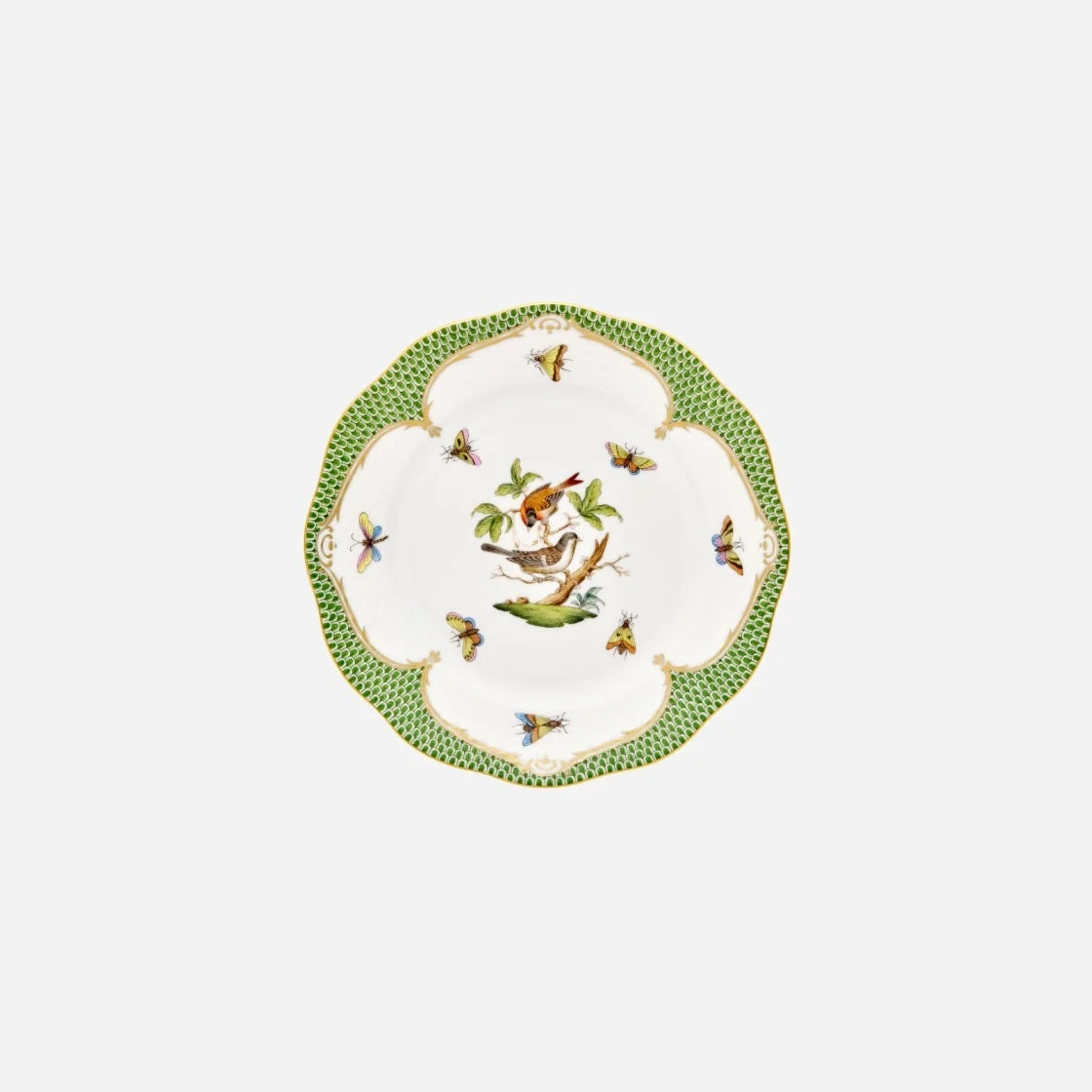 Rothschild Bird Fish Scale Dinner Plate - Set of 12