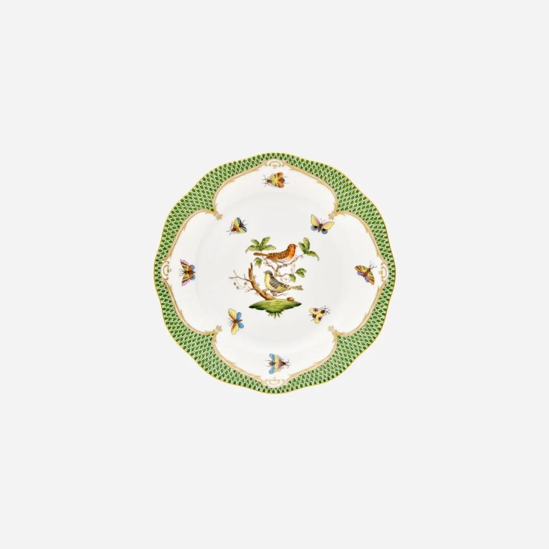 Rothschild Bird Fish Scale Dinner Plate - Set of 12