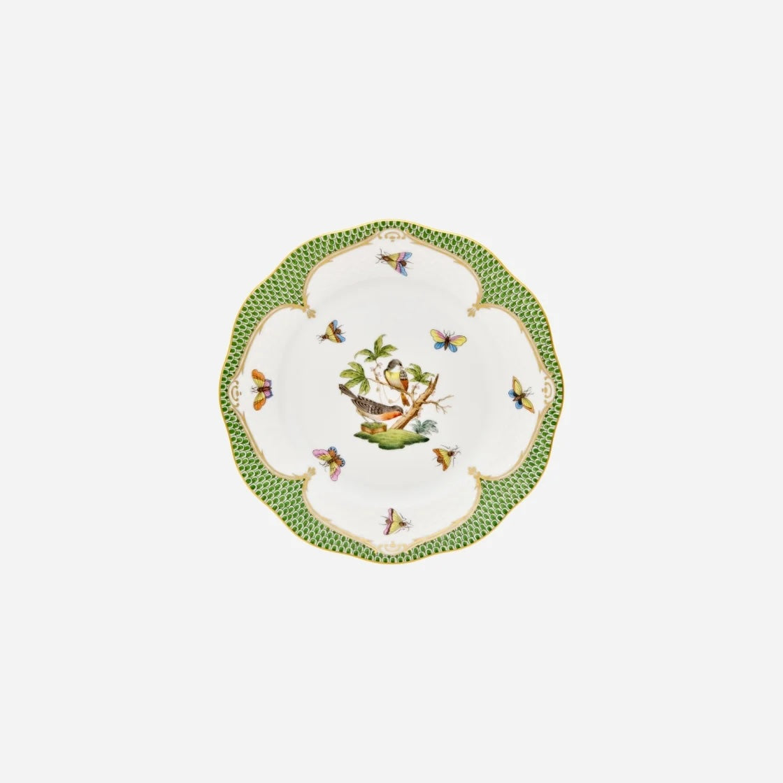 Rothschild Bird Fish Scale Dinner Plate - Set of 12