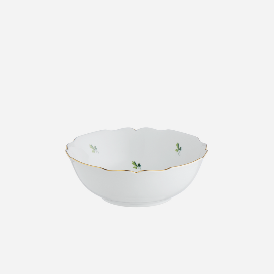 Augarten Wien 1718 Grape Leaves Salad Bowl - Small