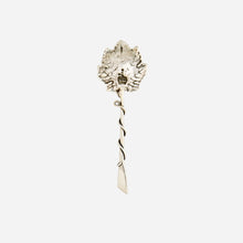 Antique Silver Grape Leaf Spoon