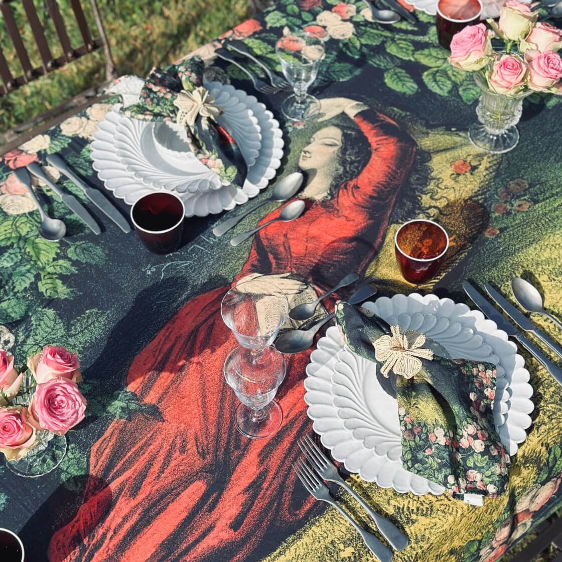 Sleeping Beauty Linen Napkin