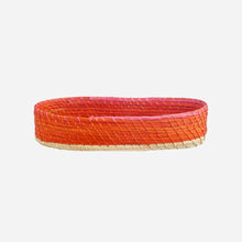 Iraca Palm Orange Bread Basket