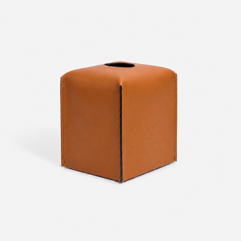 Soft Square Tissue Box Bronze