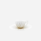 Toundra Gold Coffee Cup & Saucer