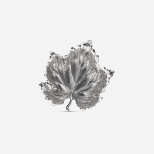 Vine Leaf Sterling Silver Dish