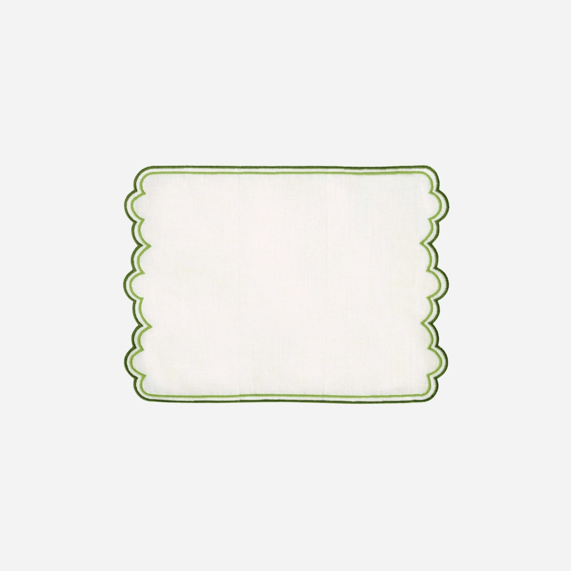 Willow Green Cocktail Napkin - Set of 4