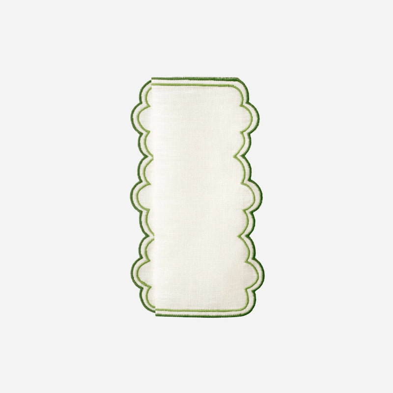 Willow Green Cocktail Napkin - Set of 4