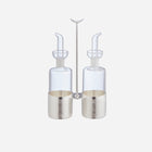 Velvet Silver Plated Oil & Vinegar Holder Set