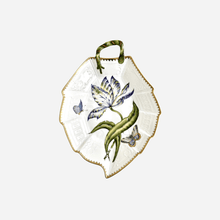 Old Master Tulips Violet Leaf Dish