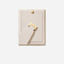 Classic Croc Leather Frame 5x7 Chestnut