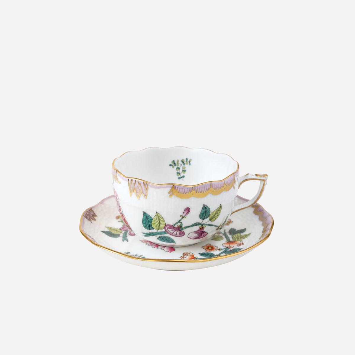 Windsor Flowers Teacup & Saucer