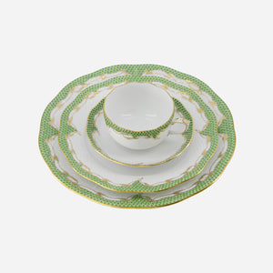 fish scale plates teacup