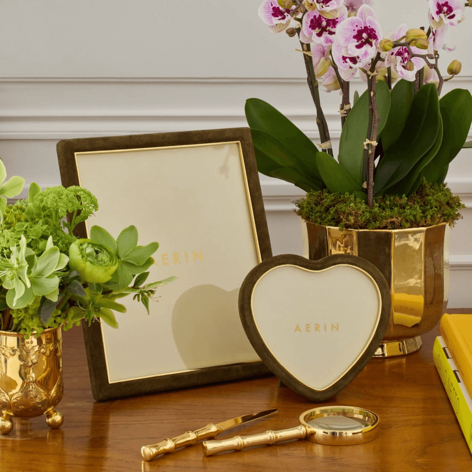 Piero Suede Frame 5x7 Juniper