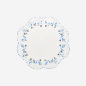 Blue Flower Placemat - Set of 4 Bonadea Los Encajeros