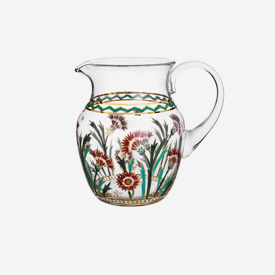 Lobmeyr Handpainted Persian Flower No. 2 Pitcher