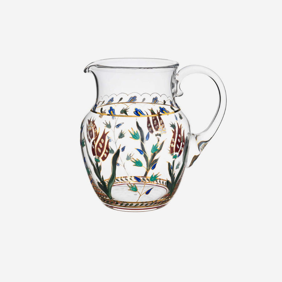 Lobmeyr Handpainted Persian Flower No. 1 Pitcher