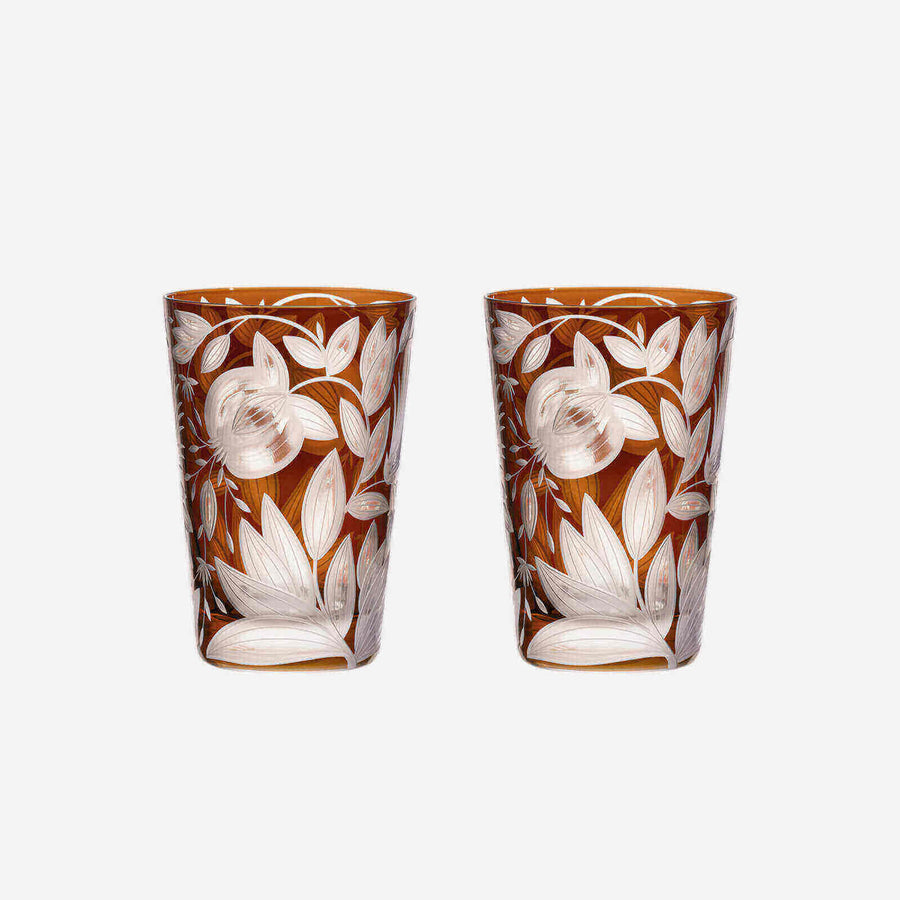 Artel Verdure Large Tumbler Walnut - Set of 2