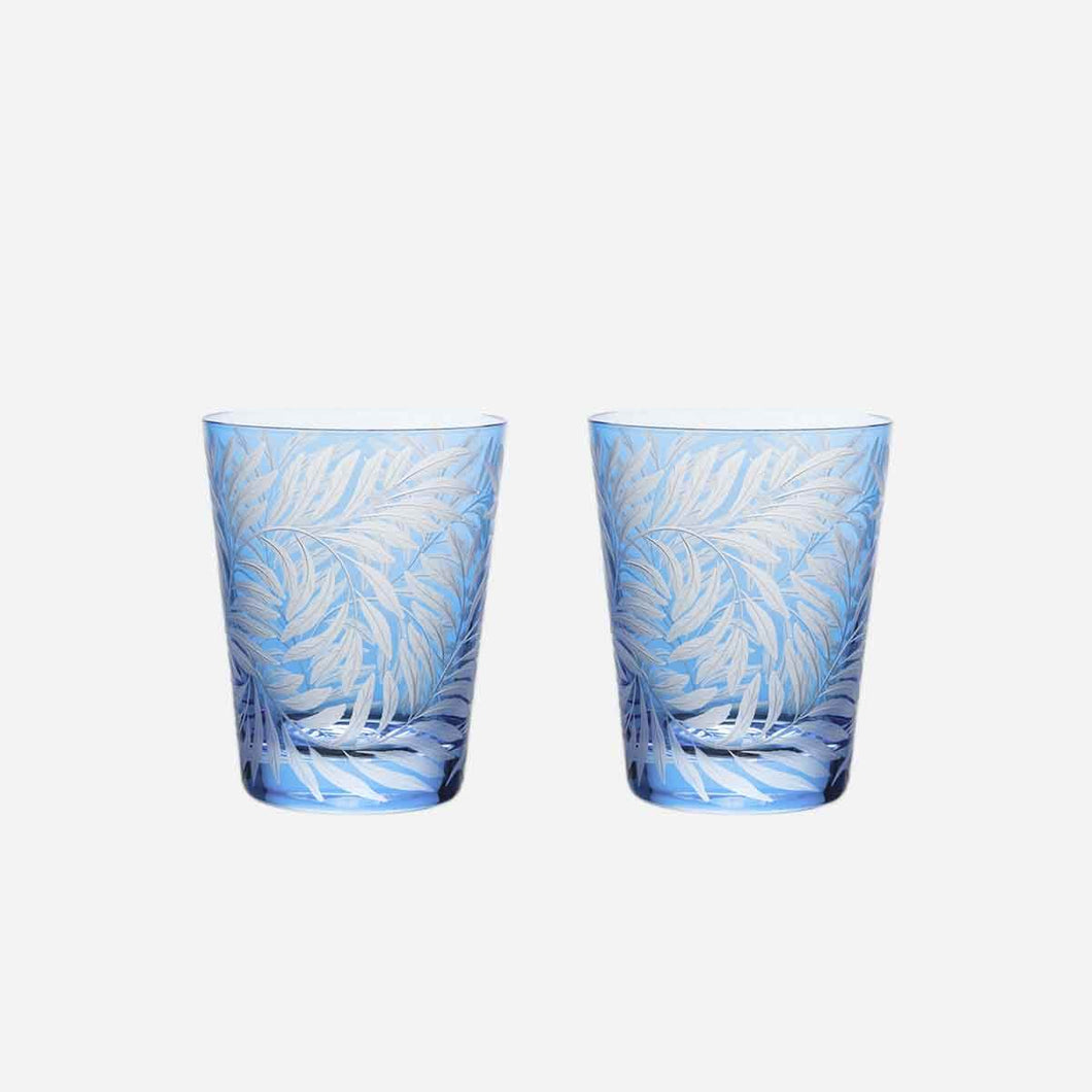 Fern Medium Tumbler Blue - Set of 2 Artel Bonadea