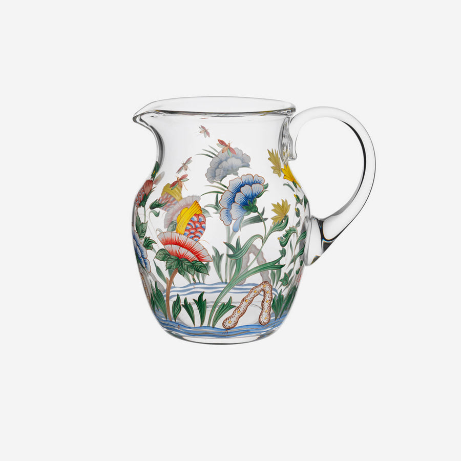 Lobmeyr Handpainted Chinese Pitcher