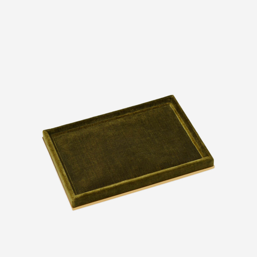 Aerin Valentina Velvet Tray Moss