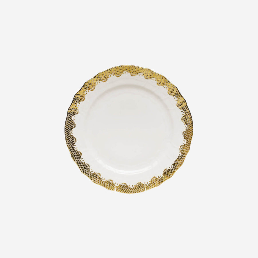 Herend Fish Scale Gold Charger Plate