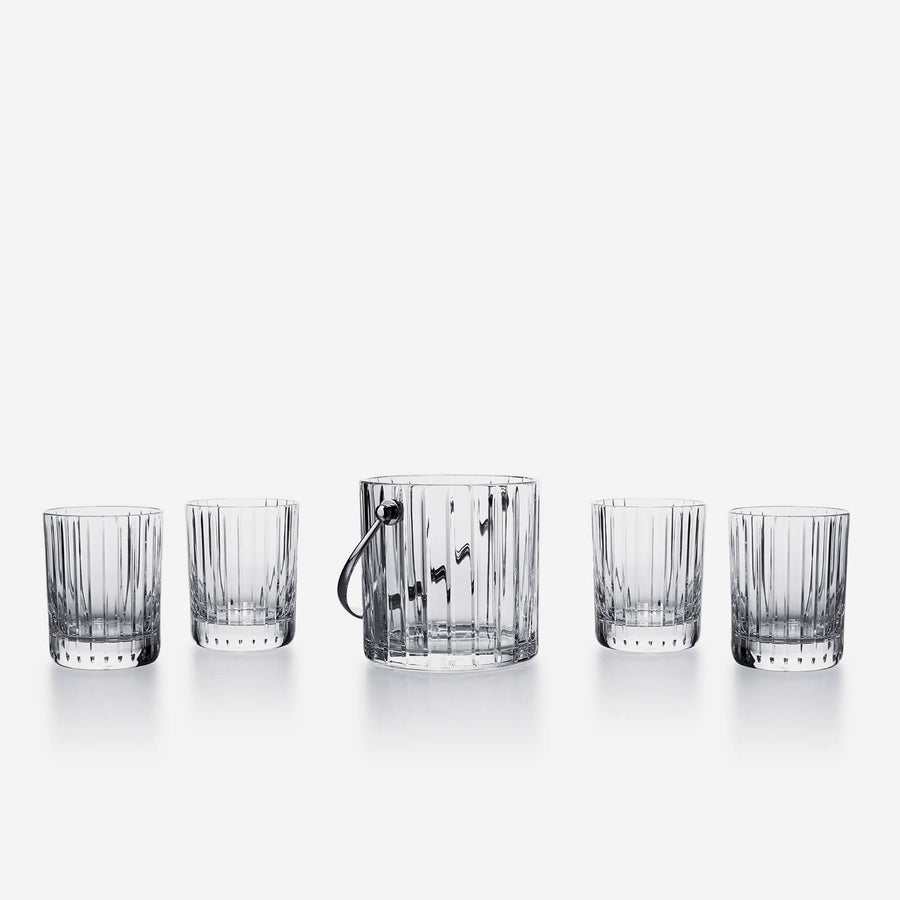 Baccarat Harmonie On The Rocks - 4 Tumblers & Ice Bucket Set