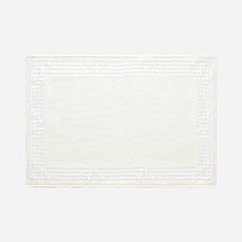 Load image into Gallery viewer, Mozzano Embroidered Placemat White
