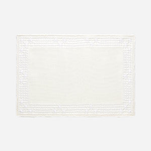 Mozzano Embroidered Placemat White