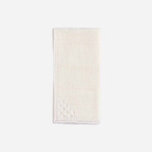 Load image into Gallery viewer, Mozzano Tablecloth with 12 Napkins White italian luxury linens bonadea
