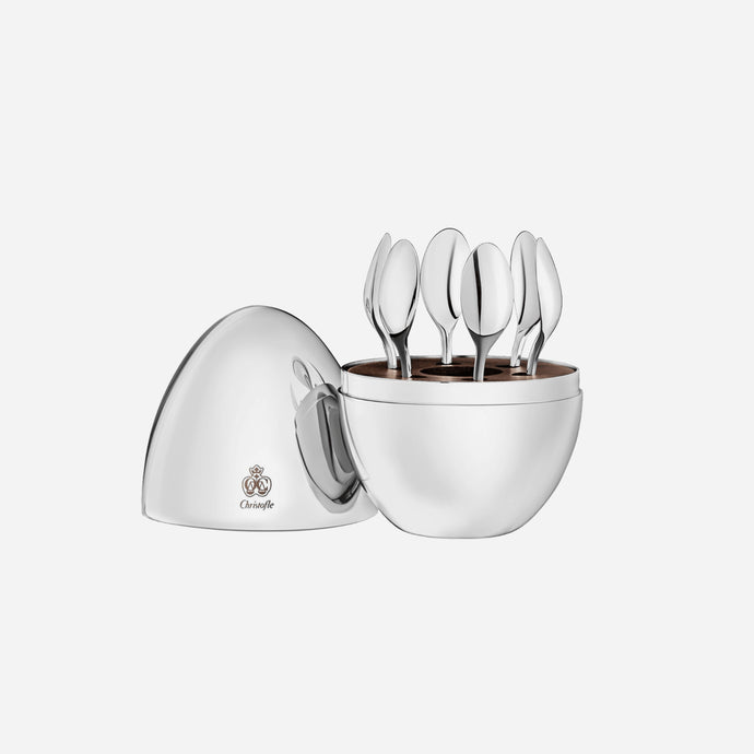 MOOD 6-Piece Silver Plated Espresso Spoons Set