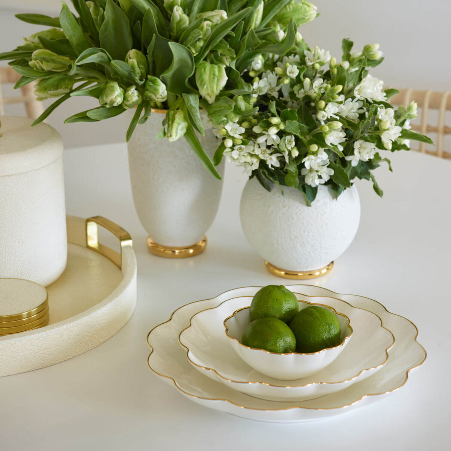 Aerin Scalloped Nesting Dish - Set of 3