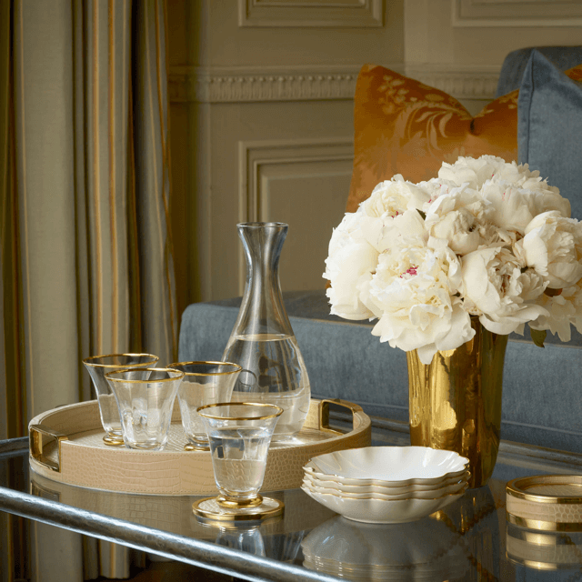 AERIN Scalloped Appetizer Plate (Set of 4)