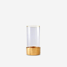 Load image into Gallery viewer, Alchimie Gold Hurricane Lantern Small
