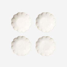 Load image into Gallery viewer, AERIN Scalloped Appetizer Plate (Set of 4)
