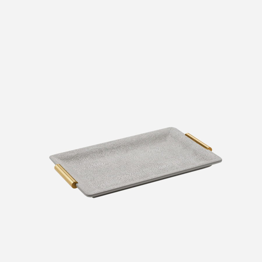 Aerin Shagreen Vanity Tray Dove