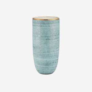 AERIN - Calinda Tall Vase Aqua