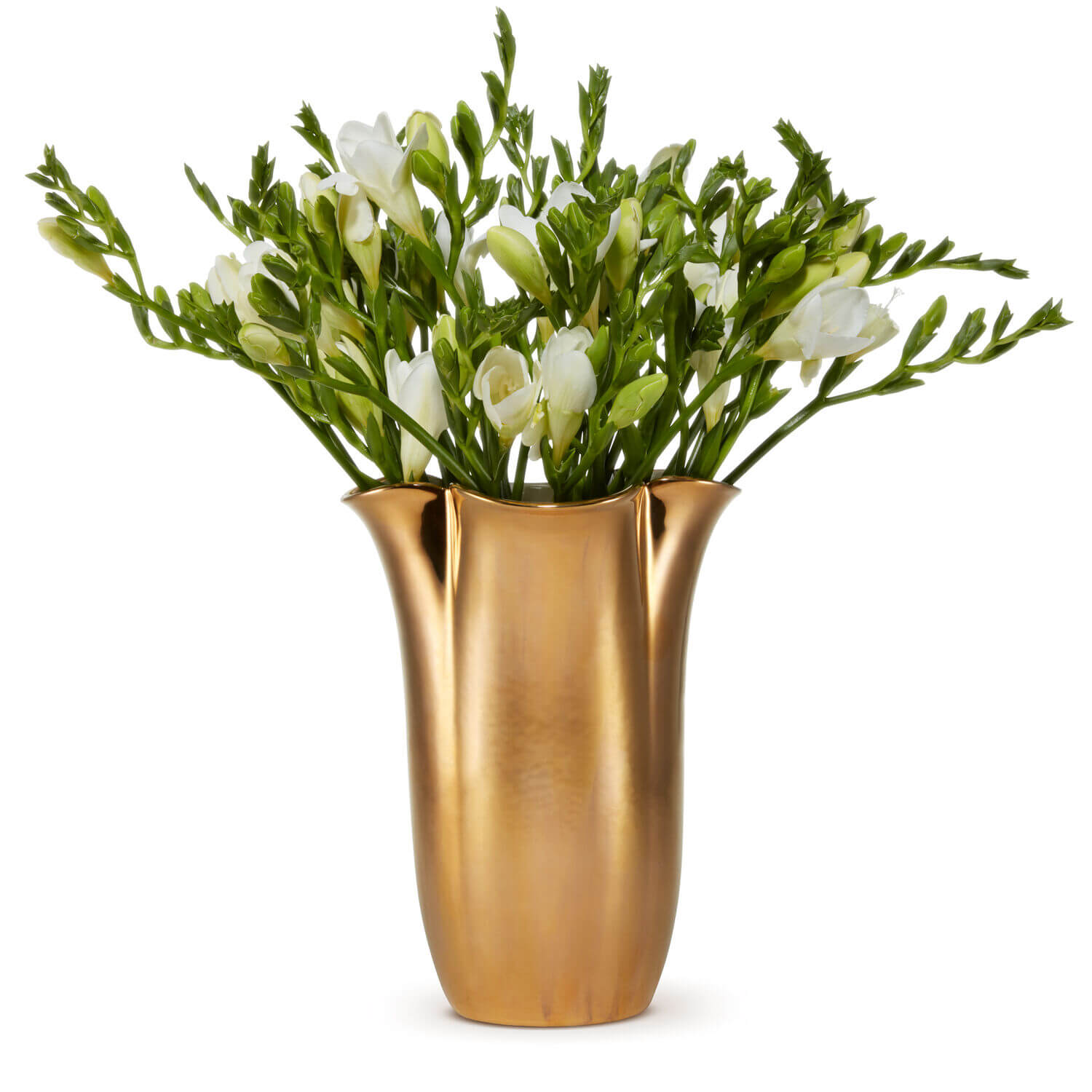 AERIN - Gilded Clover Tall Vase