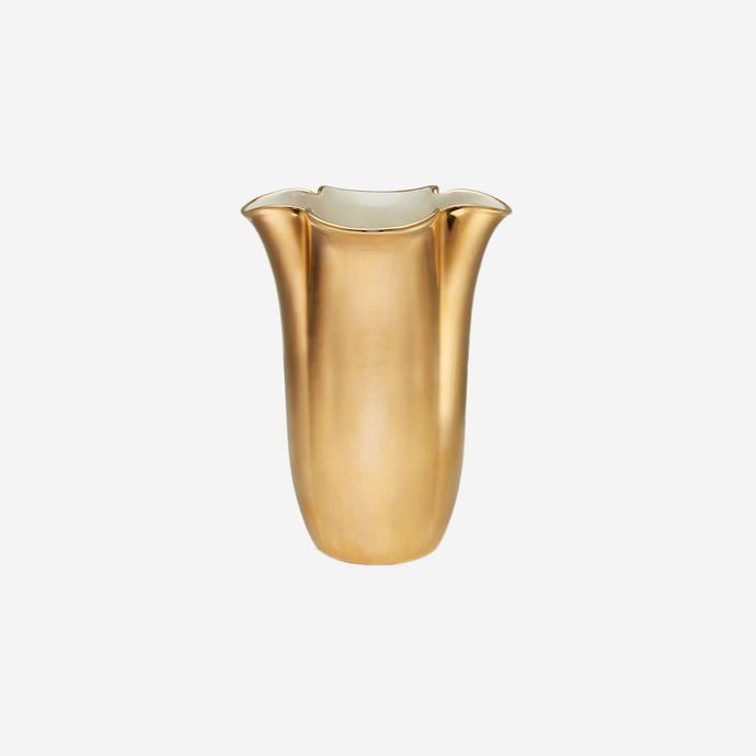 AERIN - Gilded Clover Tall Vase